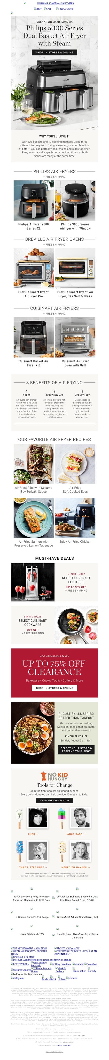 邮件模板创意 Williams Sonoma 161