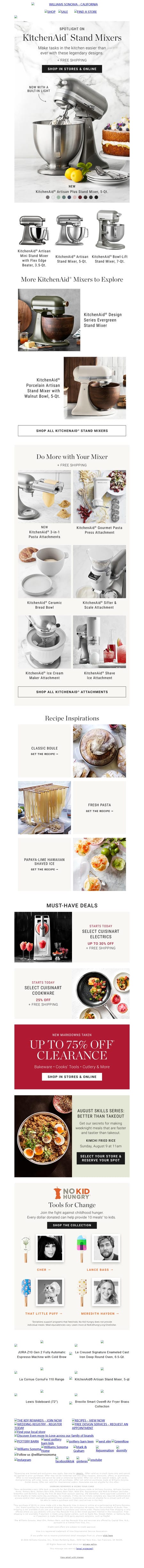 邮件模板创意 Williams Sonoma 162