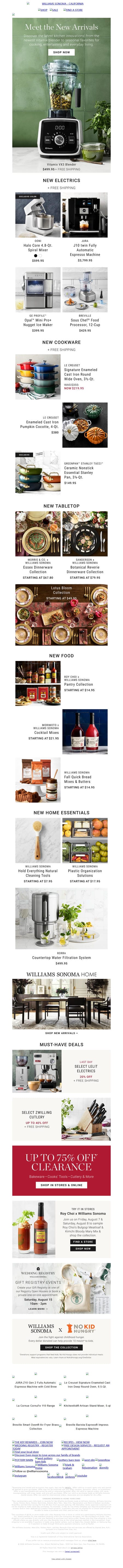 邮件模板创意 Williams Sonoma 164