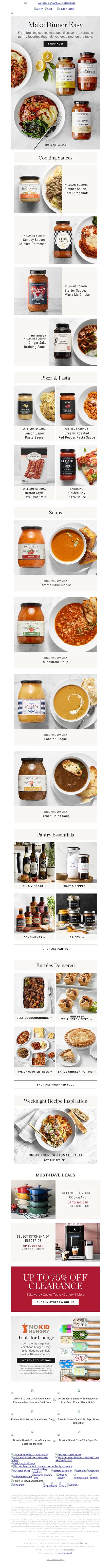邮件模板创意 Williams Sonoma 166