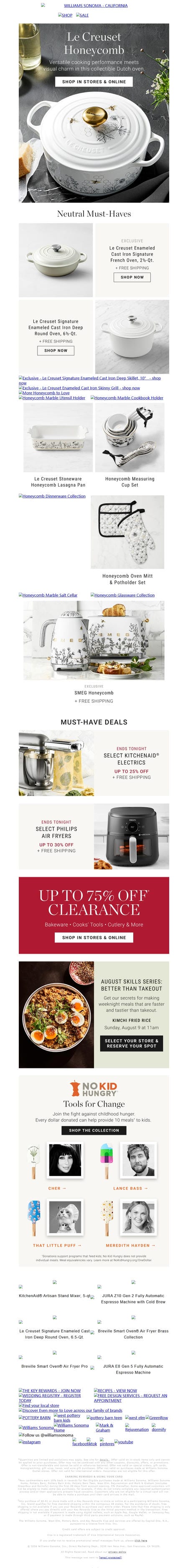 邮件模板创意 Williams Sonoma 170