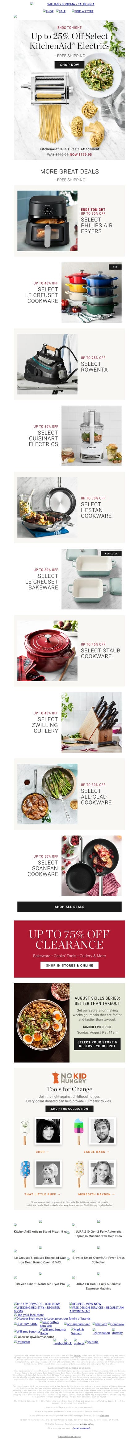 邮件模板创意 Williams Sonoma 171