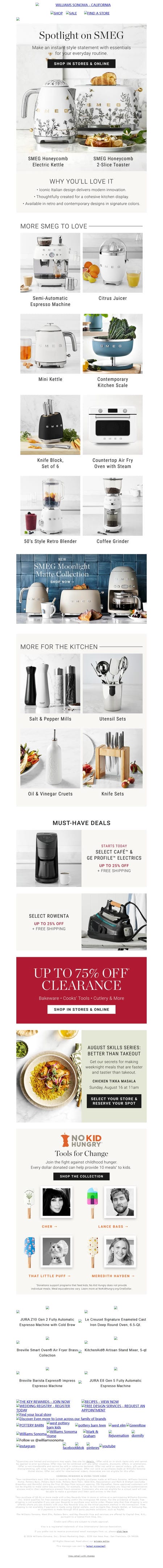 邮件模板创意 Williams Sonoma 172