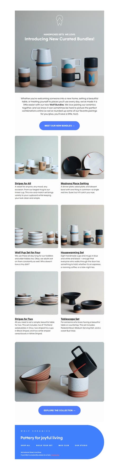 邮件模板创意 Wolf Ceramics 47