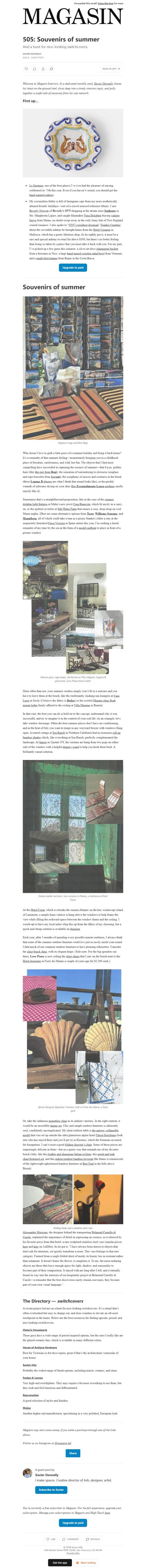 邮件模板创意 Xavier Donnelly From Magasin 8