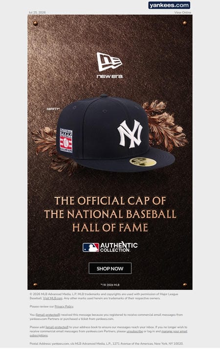 邮件模板创意 Yankees Com Partners 17