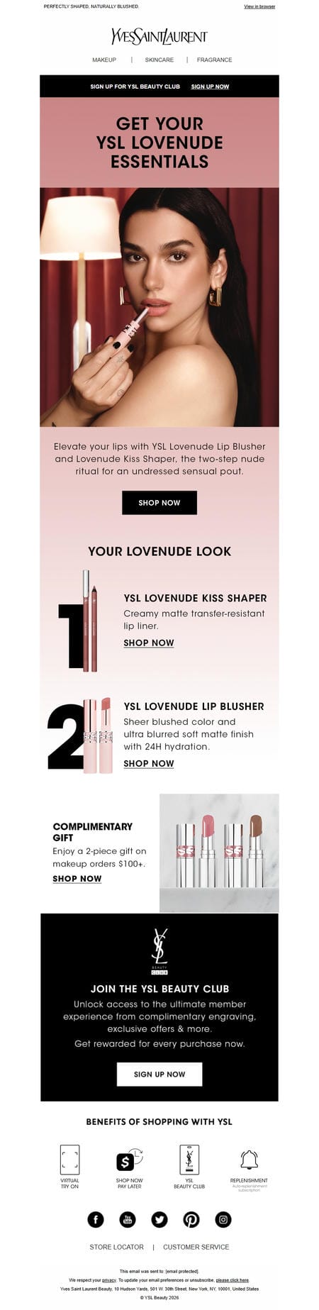 邮件模板创意 Ysl Beauty 16