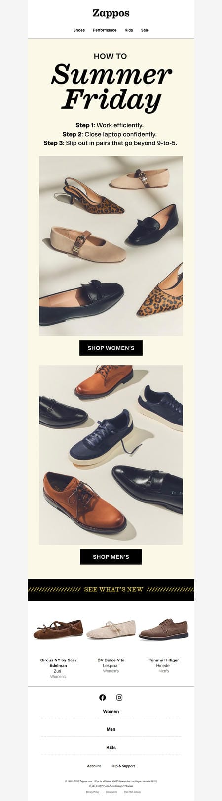 邮件模板创意 Zappos 312