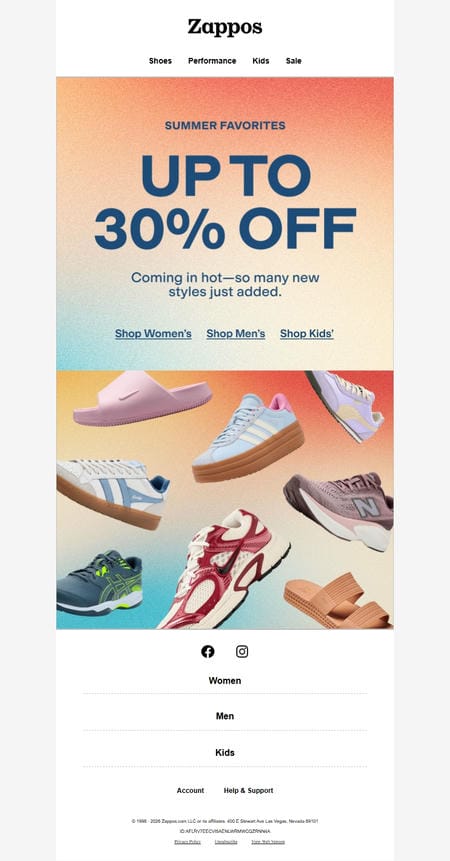 邮件模板创意 Zappos 317