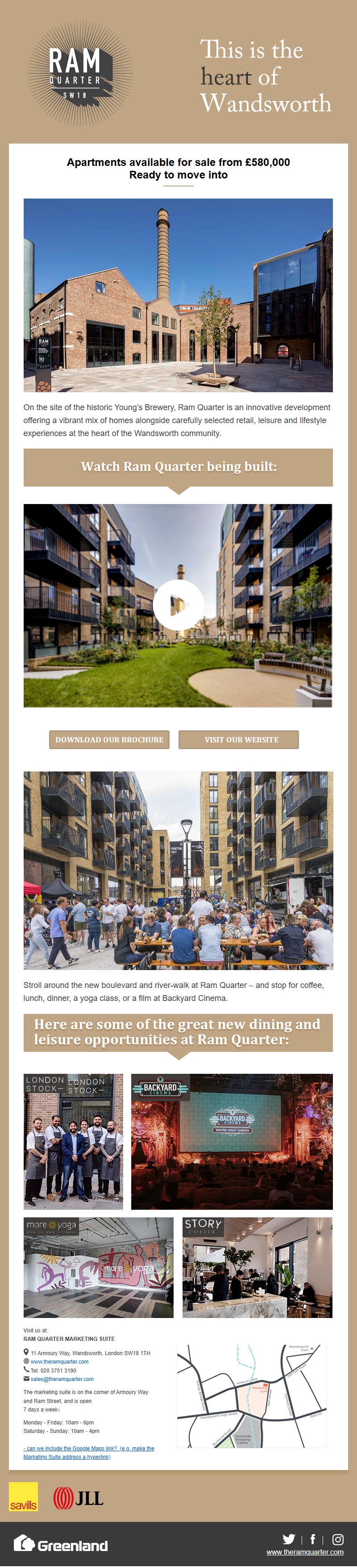 伦敦公寓出售（£580,000起·Young's Brewery）