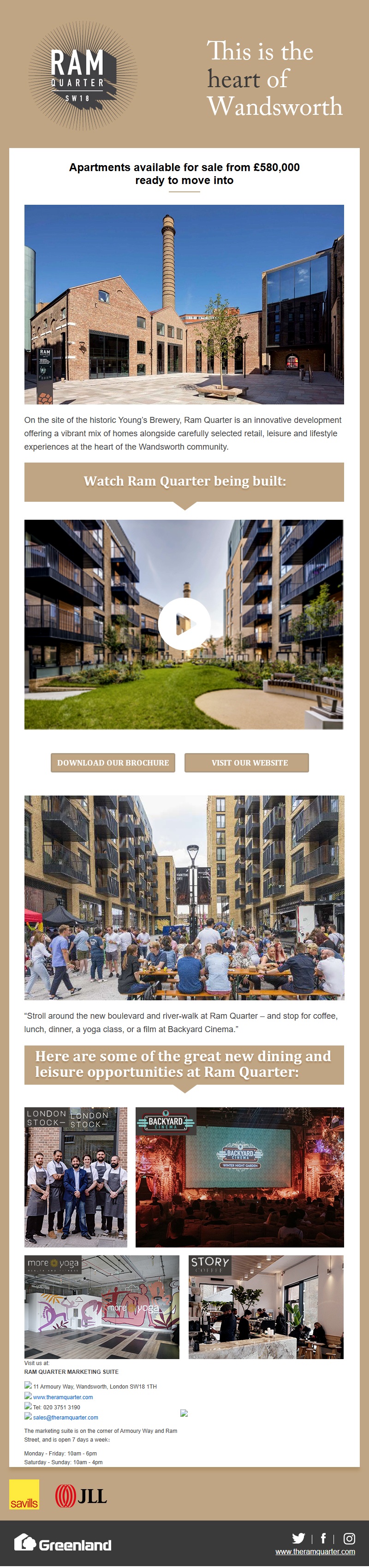 伦敦公寓出售（£580,000起·Young's Brewery）