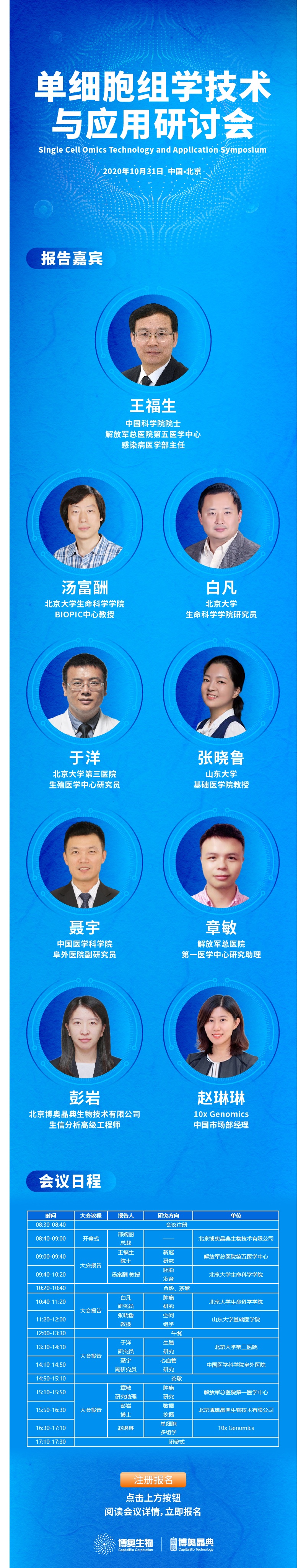 博奥晶典 大会议程与嘉宾（新冠研究）