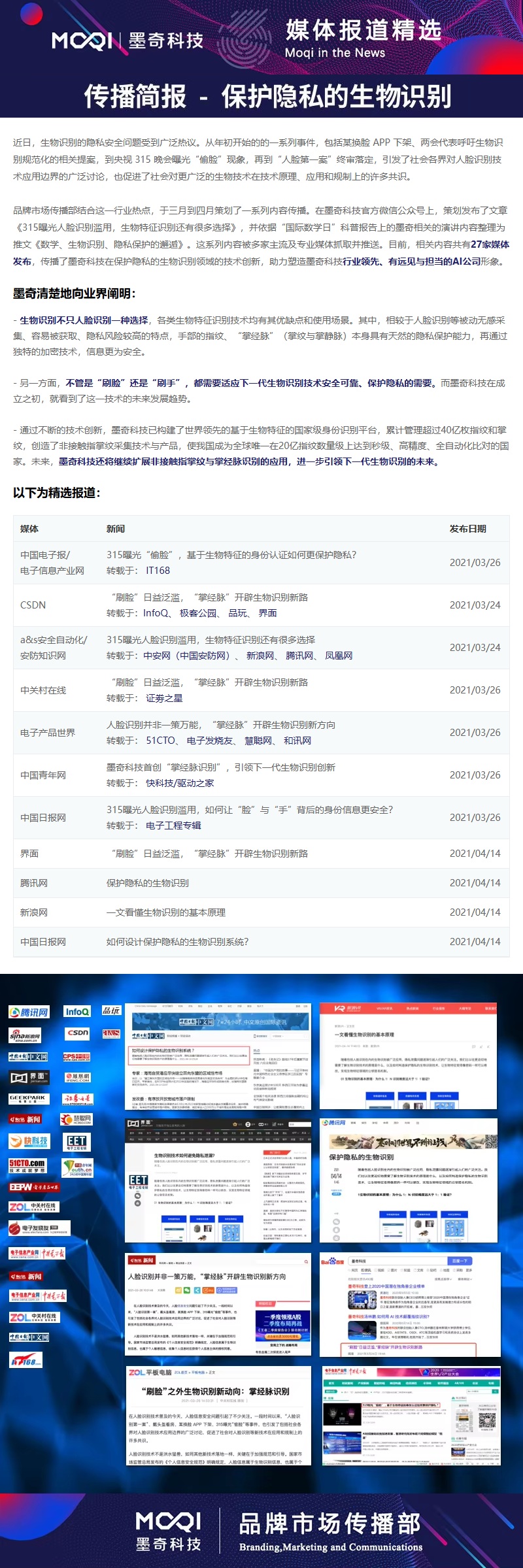 墨奇科技 隐私保护生物识别技术