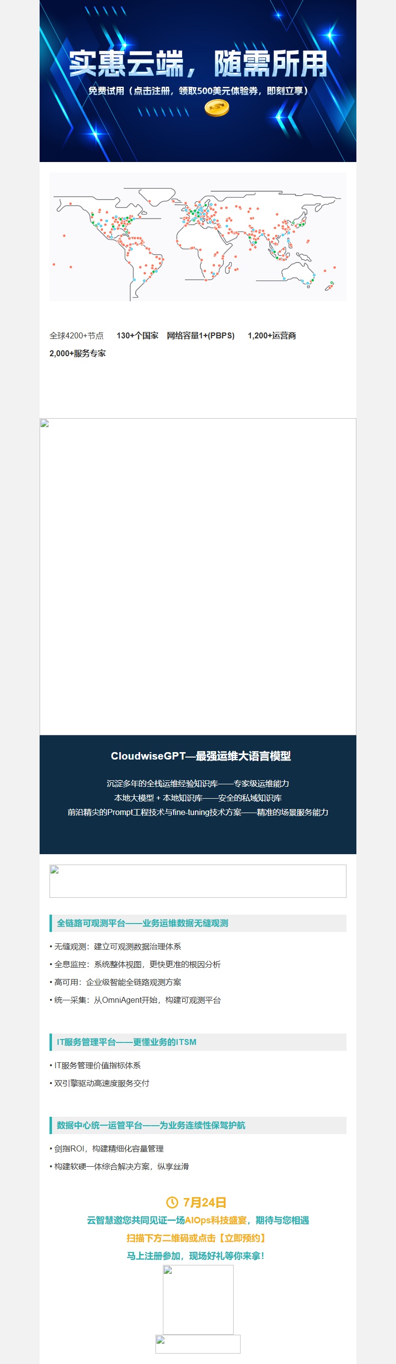 云智慧 CloudwiseGPT 运维大模型产品介绍